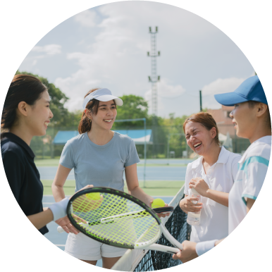 部活動やクラブチームで活動する学生