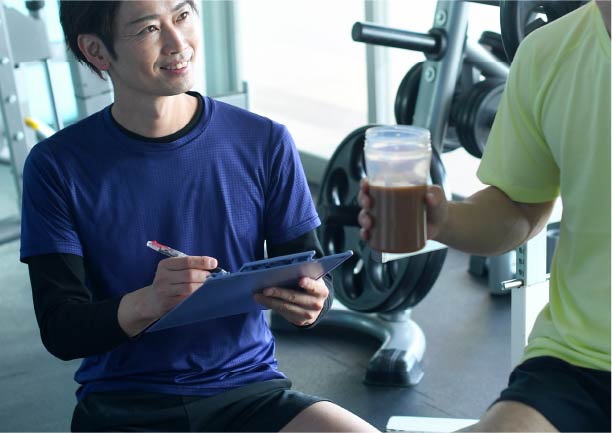 専属の管理栄養士による栄養指導